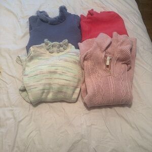 Janie and Jack 4PCS Sweater Dress Bundle- price is for 4 dresses